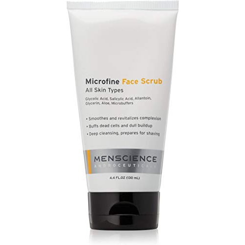  MenScience Androceuticals Microfine Face Scrub, All Natural, 4.4 Fl Oz