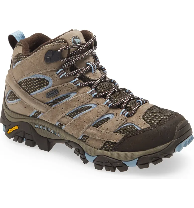 Merrell Moab 2 Mid Waterproof Hiking Shoe_BRINDLE