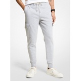 Michael Kors Mens French Terry Cotton Blend Cargo Joggers