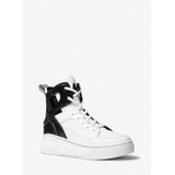 MICHAEL Michael Kors Matson Mixed-Media Logo Tape High-Top Sneaker