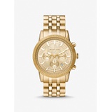 Michael Kors Oversized Hutton Gold-Tone Watch