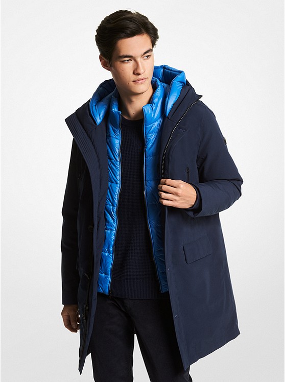 Michael Kors Mens 2-in-1 Hooded Coat