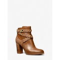 MICHAEL Michael Kors Kincaid Faux Leather and Studded Logo Ankle Boot