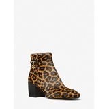 MICHAEL Michael Kors Elsa Leopard Print Calf Hair Ankle Boot