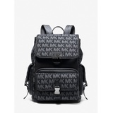 Michael Kors Mens Hudson Denim Logo Jacquard Backpack