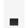 Michael Kors Mens Hudson Logo Embossed Leather Billfold Wallet