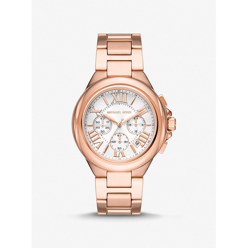 마이클코어스 Michael Kors Oversized Camille Rose Gold-Tone Watch
