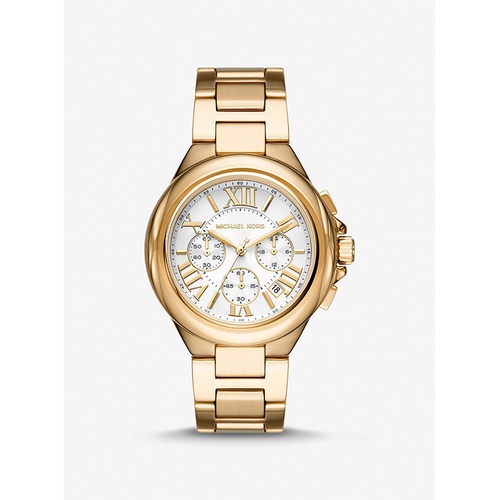 마이클코어스 Michael Kors Oversized Camille Gold-Tone Watch
