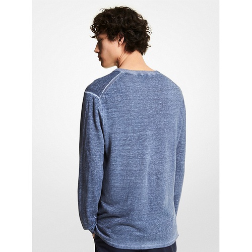 마이클코어스 Michael Kors Mens Linen and Cotton Blend Sweater