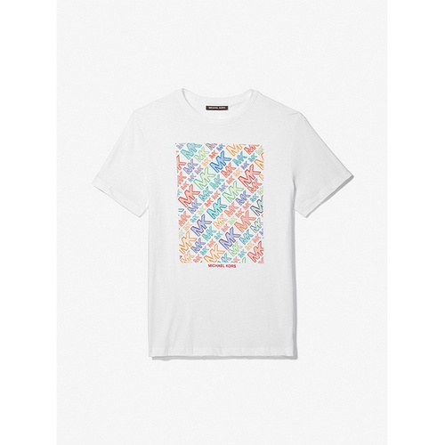 마이클코어스 Michael Kors Mens PRIDE Graphic Logo Cotton Jersey T-Shirt