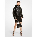 MICHAEL Michael Kors Quilted Faux Leather Puffer Jacket