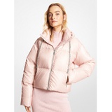 MICHAEL Michael Kors Cropped Logo Quilted Puffer Jacket