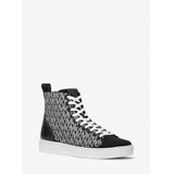 MICHAEL Michael Kors Edie Crystal Logo Knit High-Top Sneaker
