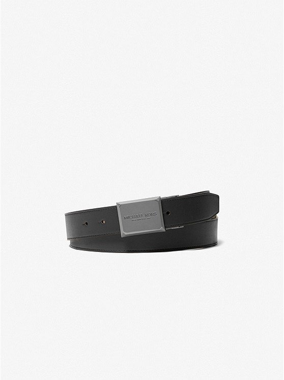 마이클코어스 Michael Kors Mens Reversible Logo and Leather Belt