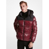 Michael Kors Mens Roseville Quilted Cire Nylon Puffer Jacket