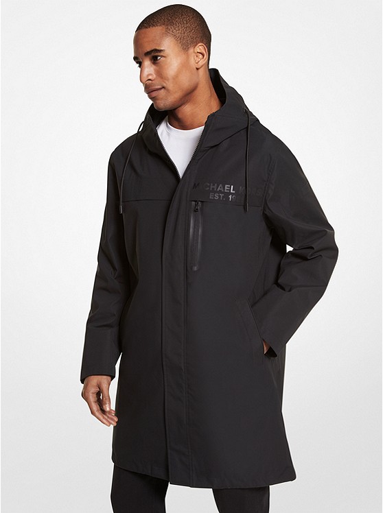 Michael Kors Mens Stockton Water Resistant Hooded Coat