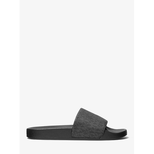 마이클코어스 Michael Kors Mens Jake Logo Slide Sandal