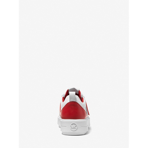 마이클코어스 MICHAEL Michael Kors Emmett Two-Tone Logo Embellished Leather Sneaker