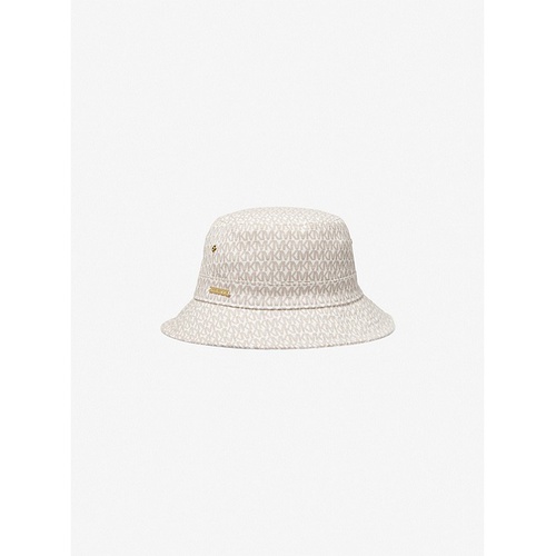 마이클코어스 MICHAEL Michael Kors Logo Print Organic Cotton Blend Bucket Hat