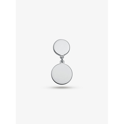 마이클코어스 Michael Kors Precious Metal-Plated Sterling Silver Pave Logo Disc Bracelet