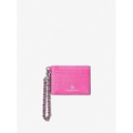 MICHAEL Michael Kors Small Pebbled Leather Chain Card Case