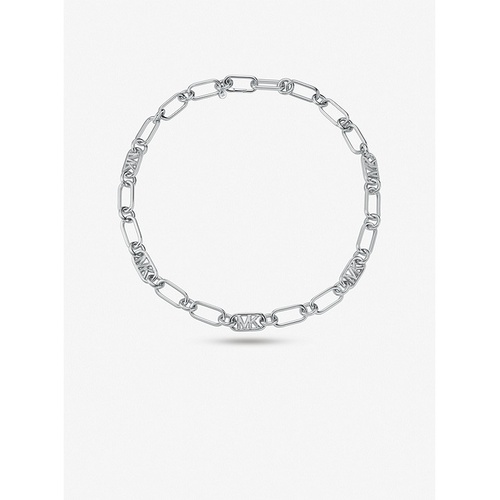 마이클코어스 Michael Kors Precious Metal-Plated Sterling Silver Chain Link Necklace