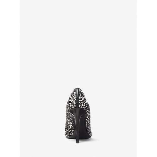 마이클코어스 Michael Kors Collection Gretel Leopard Print Calf Hair Pump