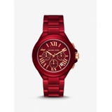 Michael Kors Oversized Camille Red-Tone Stainless Steel Watch