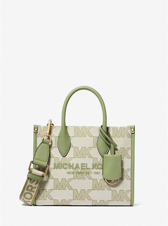 MICHAEL Michael Kors Mirella Small Logo Jacquard Crossbody Bag