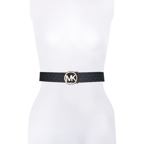 마이클코어스 MICHAEL Michael Kors Logo Reversible Leather Belt_ADMIRAL