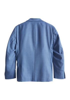 마이클코어스 Blue Solid Wool Sport Coat