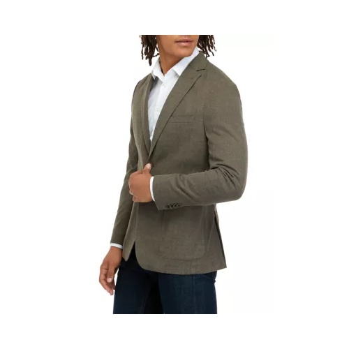 마이클코어스 Single Breasted Taupe Soft Knit Sport Coat