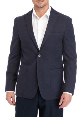 Mens Single Breasted Soft Knit Sport Coat