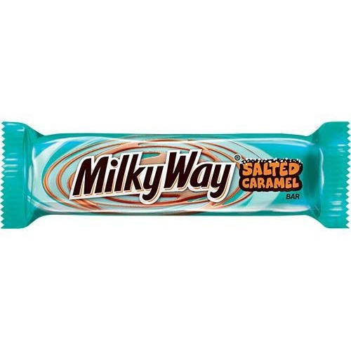  Milky Way Salted Caramel Milk Chocolate Bar,1.56 oz - 24 Count Box