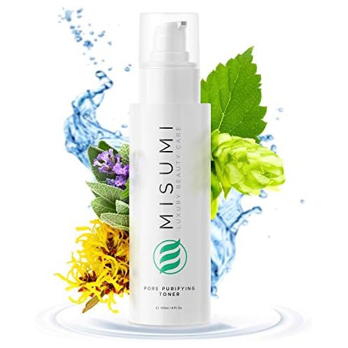  Misumi Skincare Purifying Toner for Face & Skin  Pore Minimizer Facial Astringent Acne Treatment for Women & Men  Witch Hazel, Lavender, Sage & Hops Combination for All Skin Including Dry, Oily