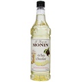 Monin Flavored Syrup, White Chocolate, 33.8-Ounce Plastic Bottles (Pack of 4)
