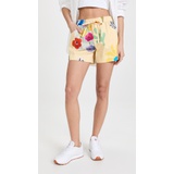 Monse Drawstring Floral Pajama Shorts