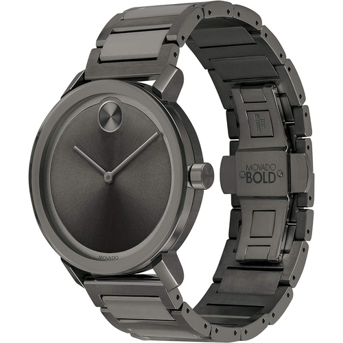  Movado Evolution Gunmetal Watch (Model: 3600509)