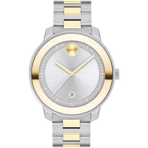  Movado Womens Swiss Quartz Watch with Stainless Steel Strap, Two Tone, 16.95 (Model: 3600749)