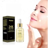 NAA 24K Gold Anti Aging Face Serum Topical Facial Serum with Hyaluronic Acid, for Day and Night Wrinkle Reduction, Facial Moisturizer