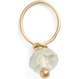 Nashelle 14k-Gold Fill & Semiprecious Stone Mini Charm_GOLD Fill GREEN AMETHYST