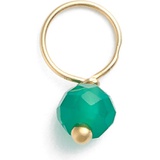Nashelle 14k-Gold Fill & Semiprecious Stone Mini Charm_GOLD Fill GREEN ONYX