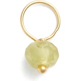 Nashelle 14k-Gold Fill & Semiprecious Stone Mini Charm_GOLD Fill GREEN GARNET