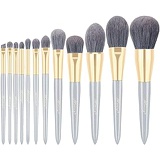 N/R Meezzy 12pcs Makeup Brushes Set, Professional Foundation Powder Blush Eyeshadow Brushes Kit