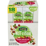 NUT-rition Heart Healthy Nut Mix (18 ct Box, 1.5 oz Packs) - Variety Nut Mix with Peanuts, Almonds, Pistachios, Pecans, Hazelnuts & Sea Salt