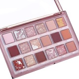 N/W 18 colors Eyeshadow Makeup Palette - High Pigmented Matte Shimmer Glitter Eyeshadow Palette, Long Lasting, Nude, Idea Gift for Girlfriend, Sister, and Daily Use (brown)