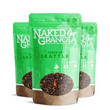 Naked Granola Taste of Seattle Almonds, Dark Chocolate, and Cranberries- Crunchy Granola - 100% Gluten Free Granola, 11 Ounce Healthy Loose Granola (Pack Of 3)