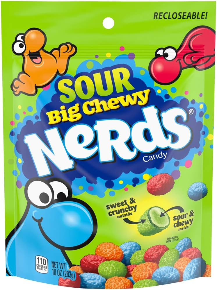  Nerds Sour Big Chewy Candy, 10 Ounce, Pack of 1