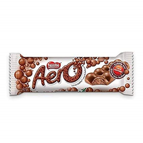  Nestles Aero Bubbly Bar Milk Chocolate 36g x6- UK Chocolate Candy.