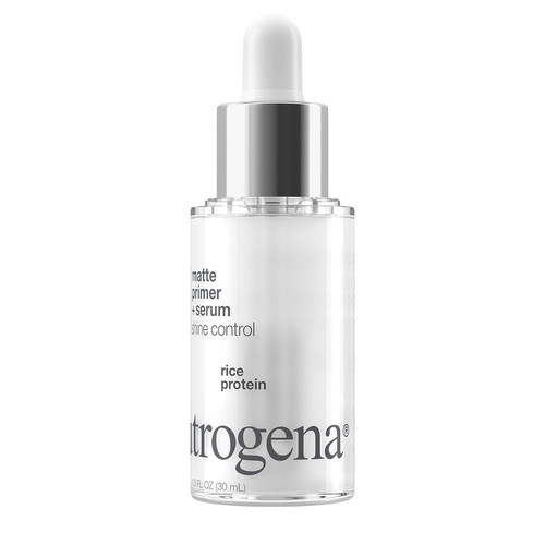  Neutrogena Shine Control Matte Booster Face Primer & Serum, Skin-Mattifying Serum-to-Primer with Rice Protein, Absorbs Excess Oil & Keeps Skin Shine Free, 1.0 fl. oz